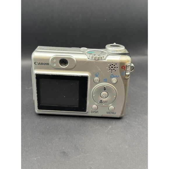 Canon PowerShot A530 5.0MP Digital Camera Silver Possible Low Battery Issue AsIs - Picture 11 of 15